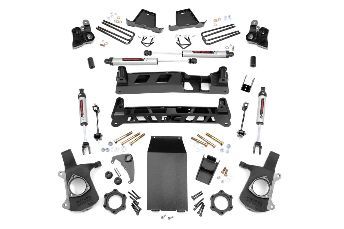 GMC Sierra 1500 Classic Suspension Lift Kit - Rough Country - 6 Inch Lift Kit | NTD | V2 - 2007